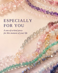 Especially for you: a one-of-a-kind crystal necklace for this moment of your life